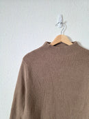 Dress Forum Ribbed Mockneck Sweater (S)