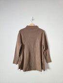 Dress Forum Ribbed Mockneck Sweater (S)