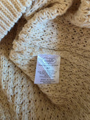 Neutral Waffle Knit Sweater (M/L)