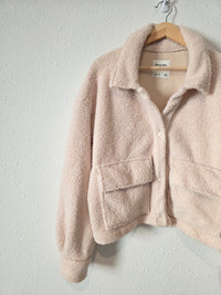 Abercrombie Sherpa Cropped Jacket (XL)