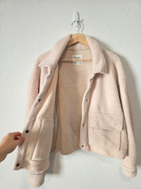 Abercrombie Sherpa Cropped Jacket (XL)