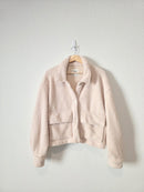 Abercrombie Sherpa Cropped Jacket (XL)