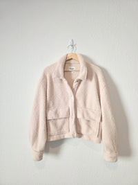 Abercrombie Sherpa Cropped Jacket (XL)