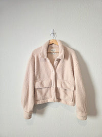 Abercrombie Sherpa Cropped Jacket (XL)