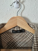 Mikarose Neutral Button Up Shirt Jacket (XL)