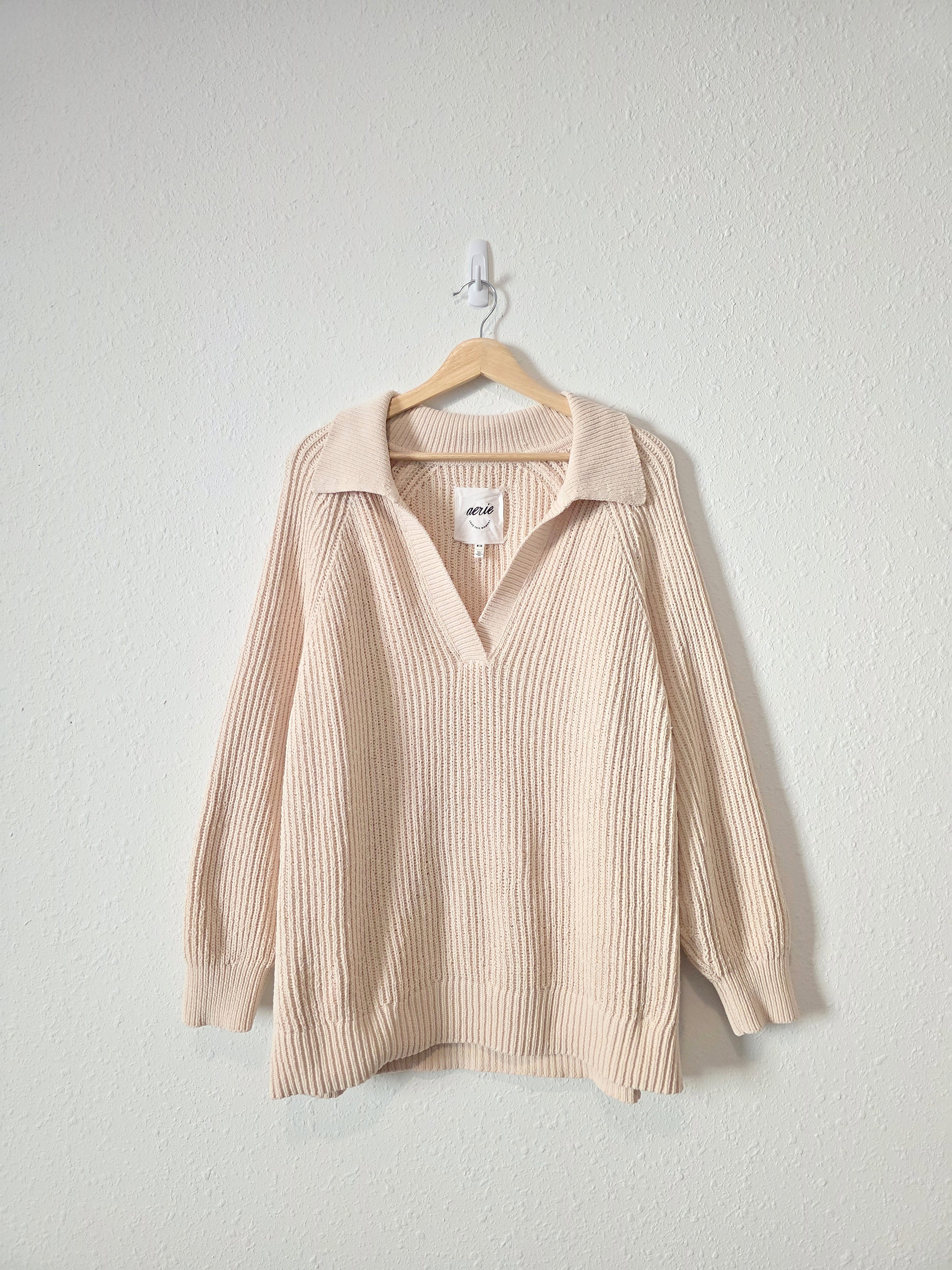 Aerie Oversized Chenille Sweater (M)