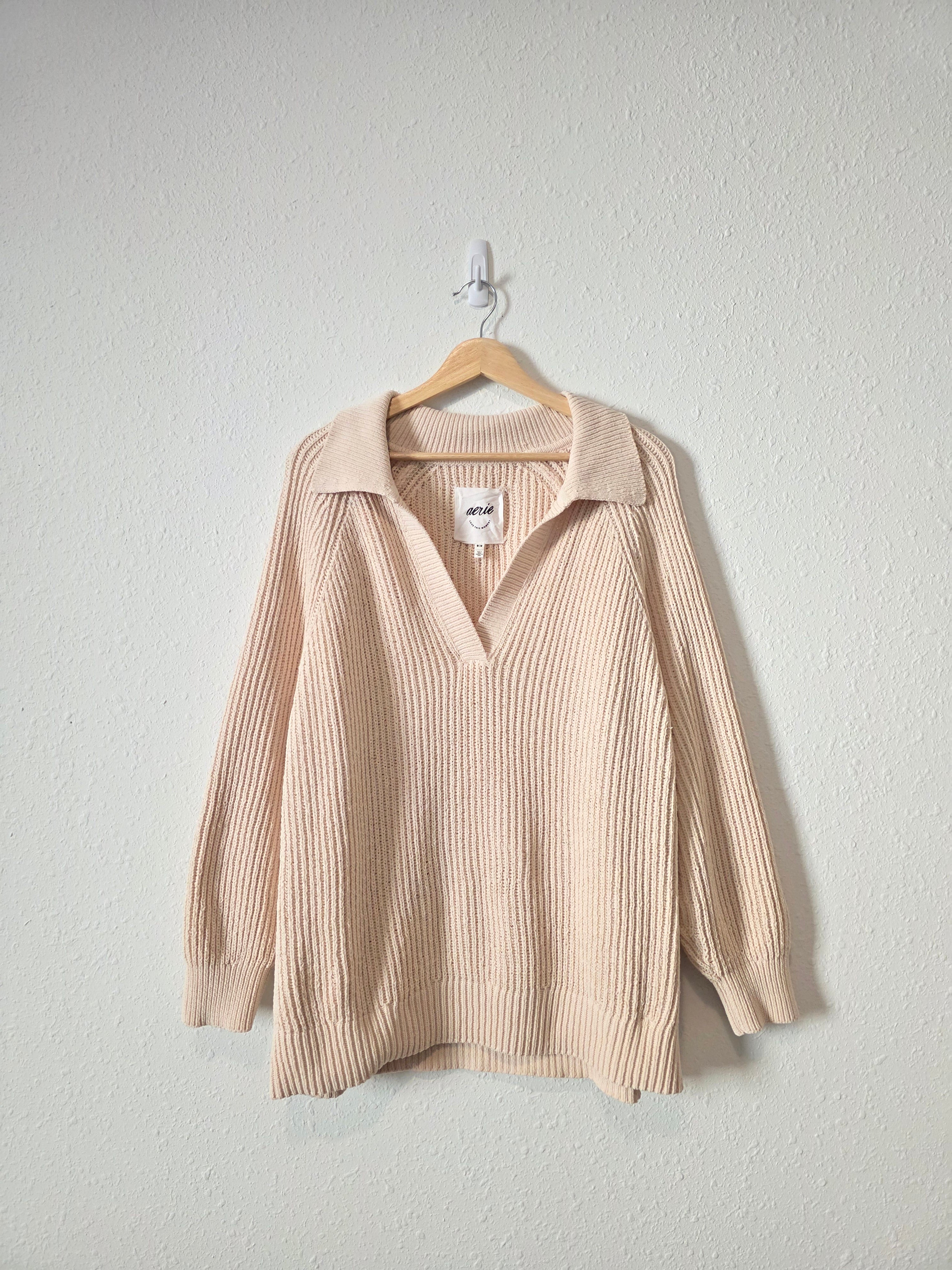 Aerie Oversized Chenille Sweater (M)