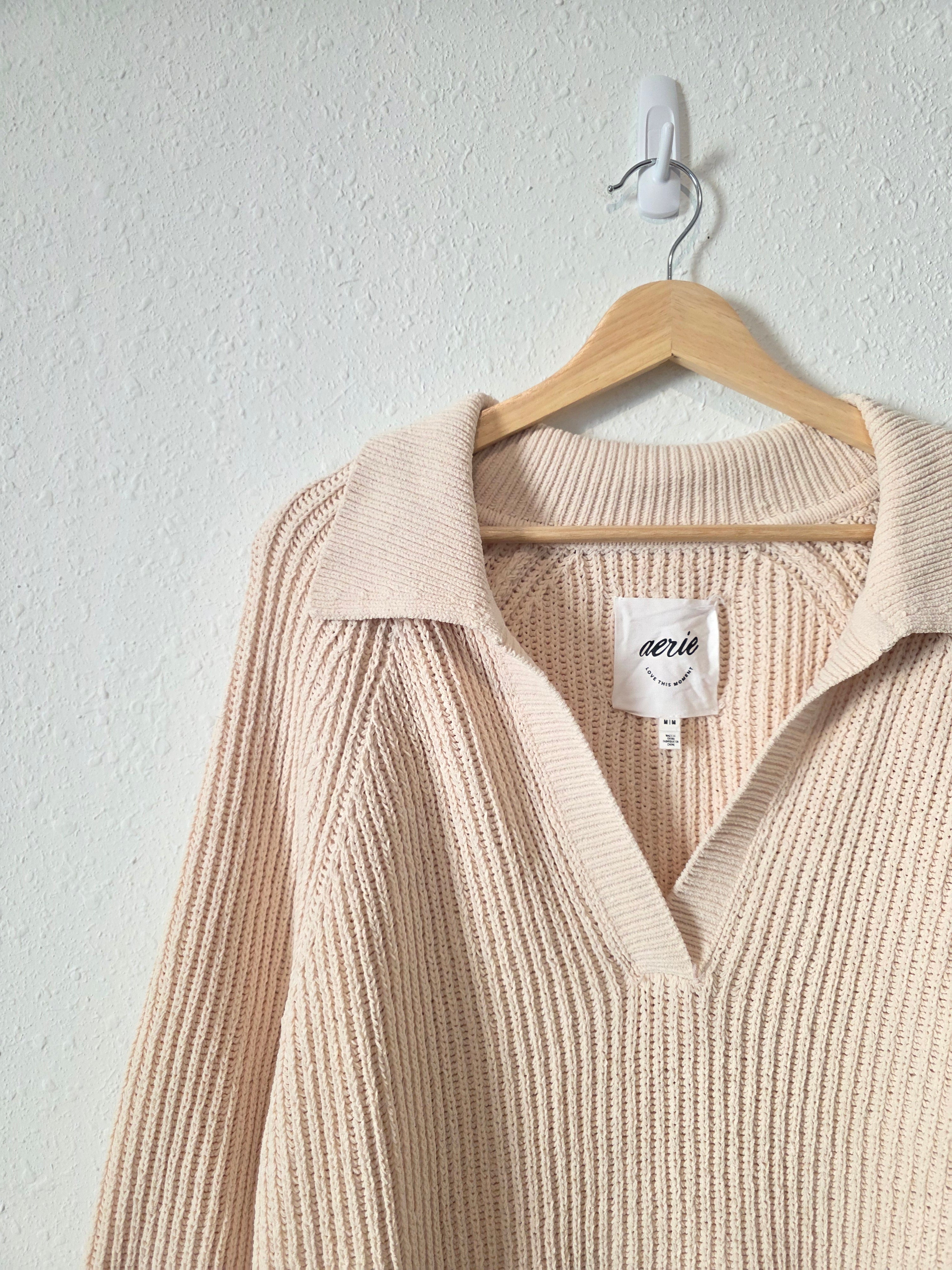 Aerie Oversized Chenille Sweater (M)