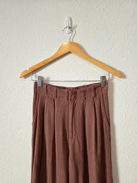 Z Supply Wide Leg Linen Blend Pants (XS)