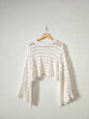Free People Oversized Crochet Sweater (S)