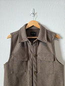Love Tree Long Button Up Vest (M)