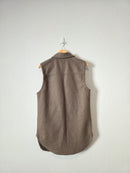 Love Tree Long Button Up Vest (M)