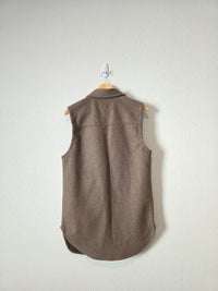 Love Tree Long Button Up Vest (M)