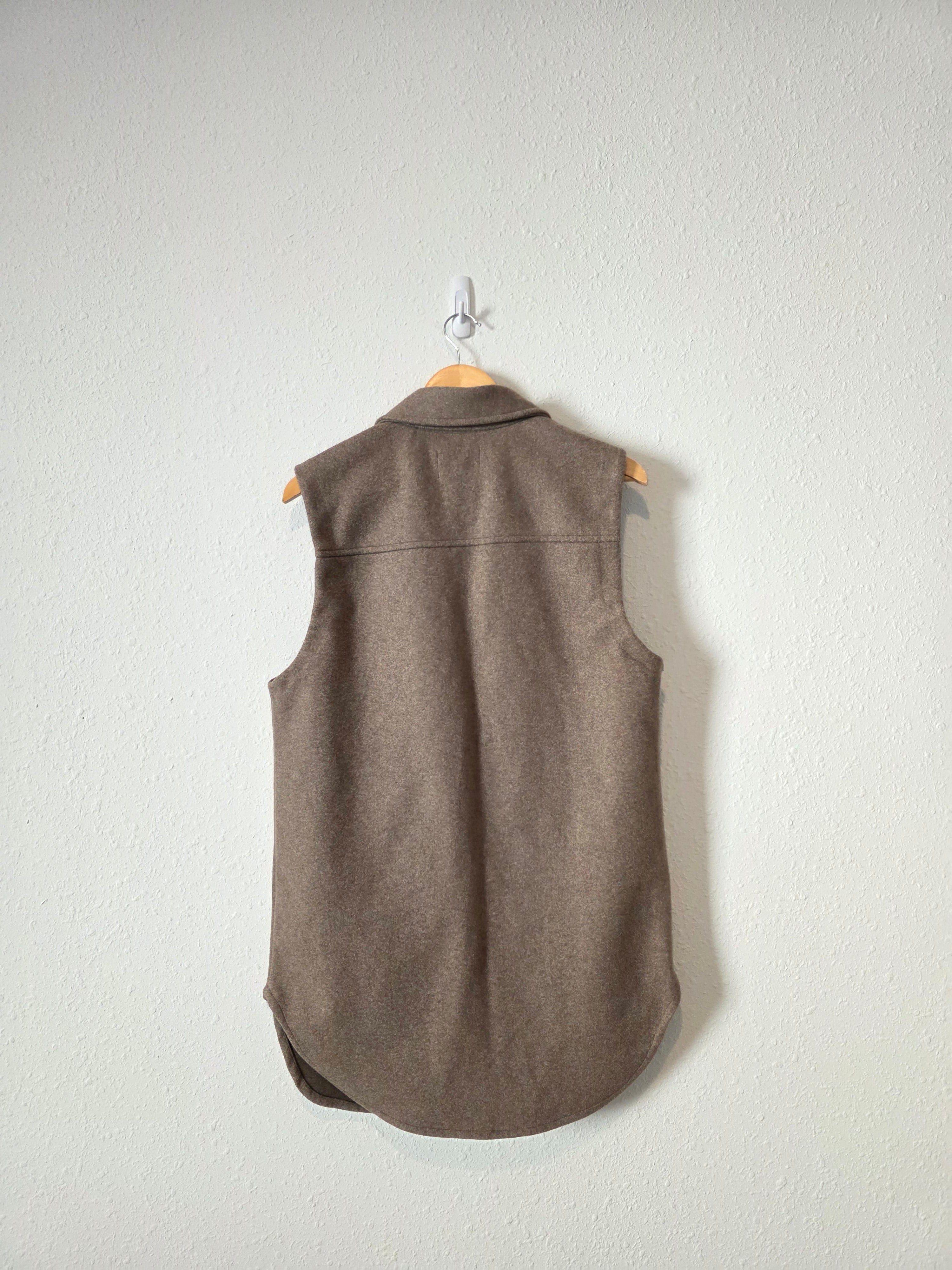 Love Tree Long Button Up Vest (M)