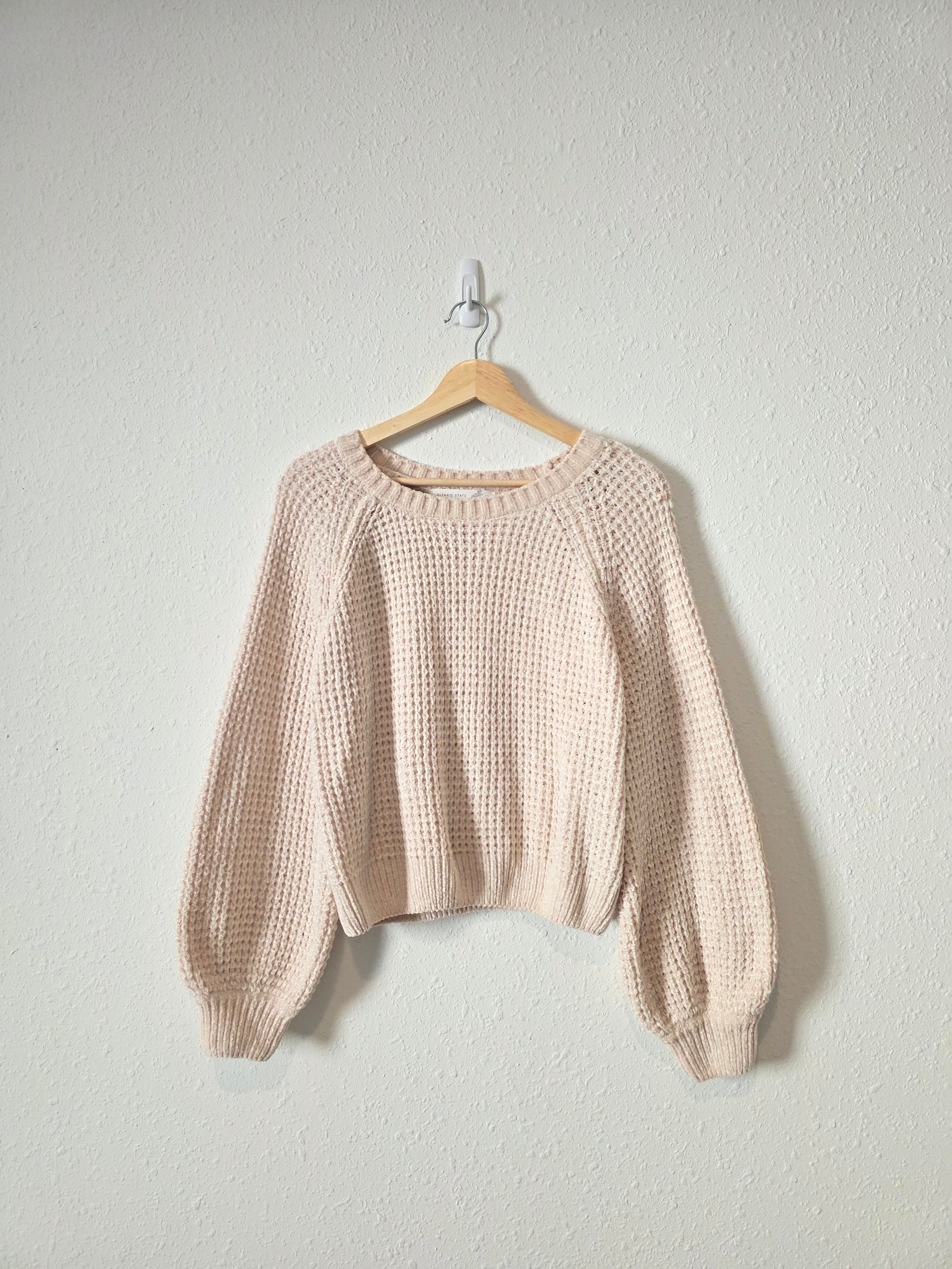 Altar'd State Cream Cozy Sweater (L)