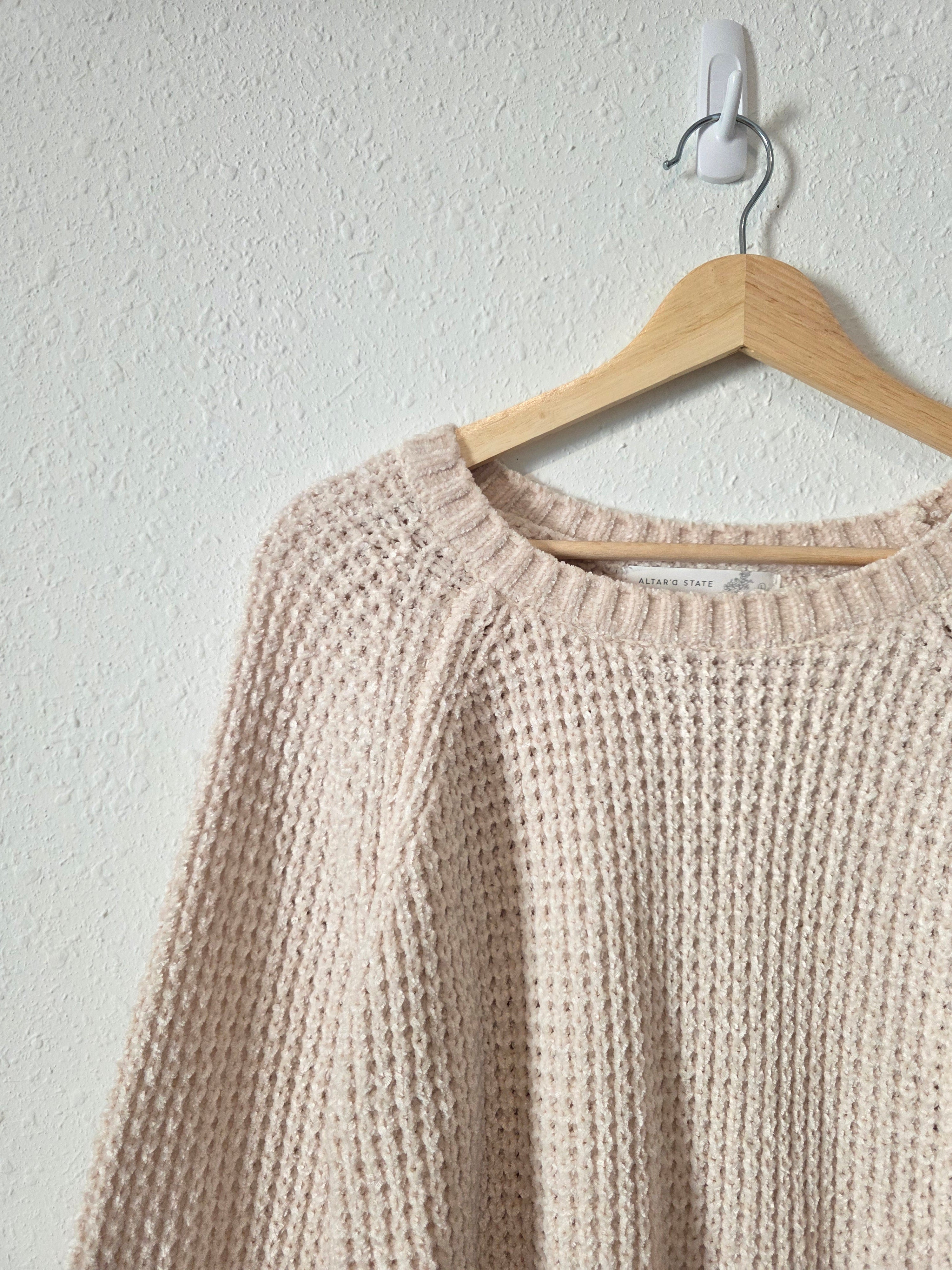 Altar'd State Cream Cozy Sweater (L)