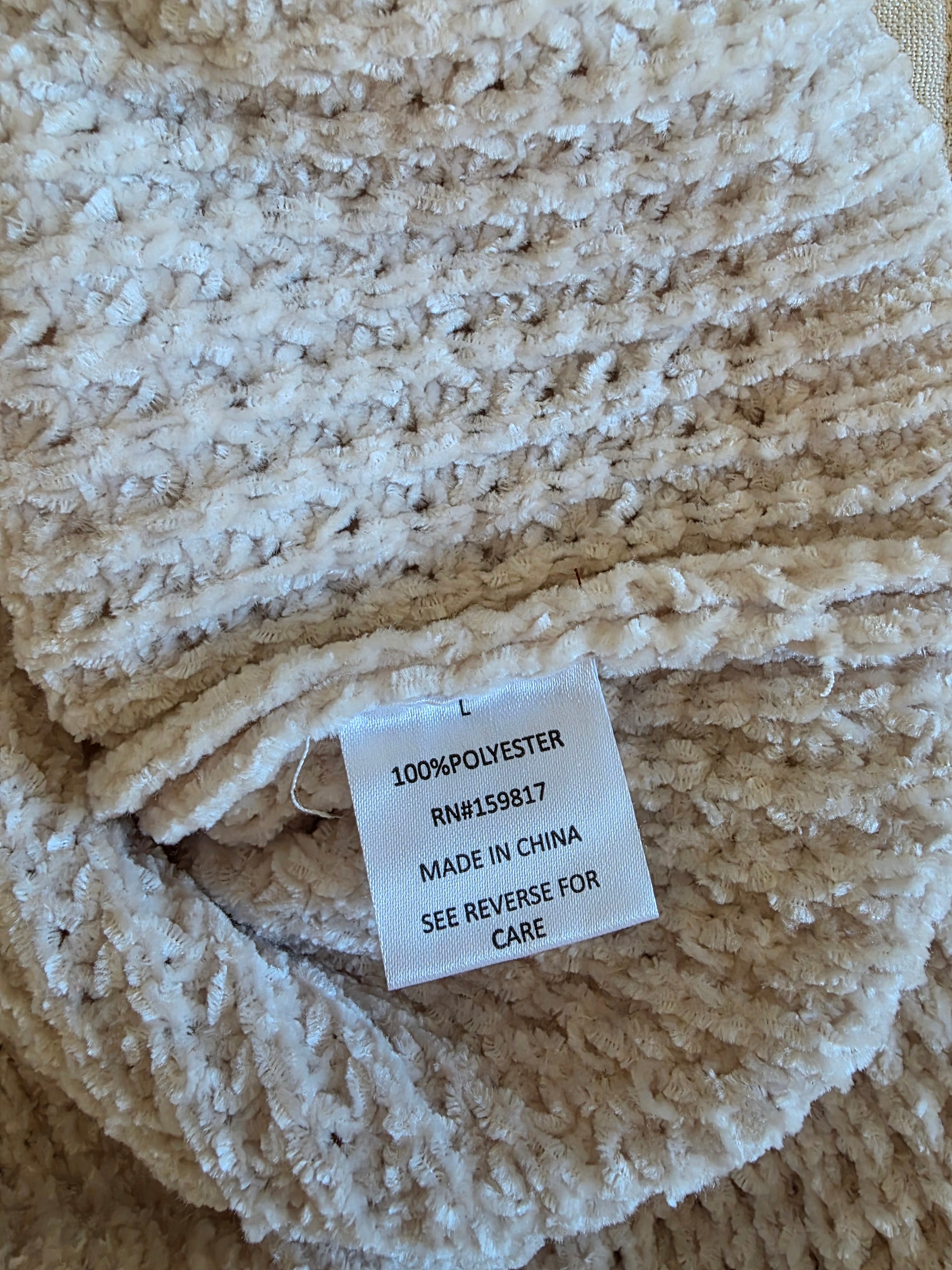 Altar'd State Cream Cozy Sweater (L)