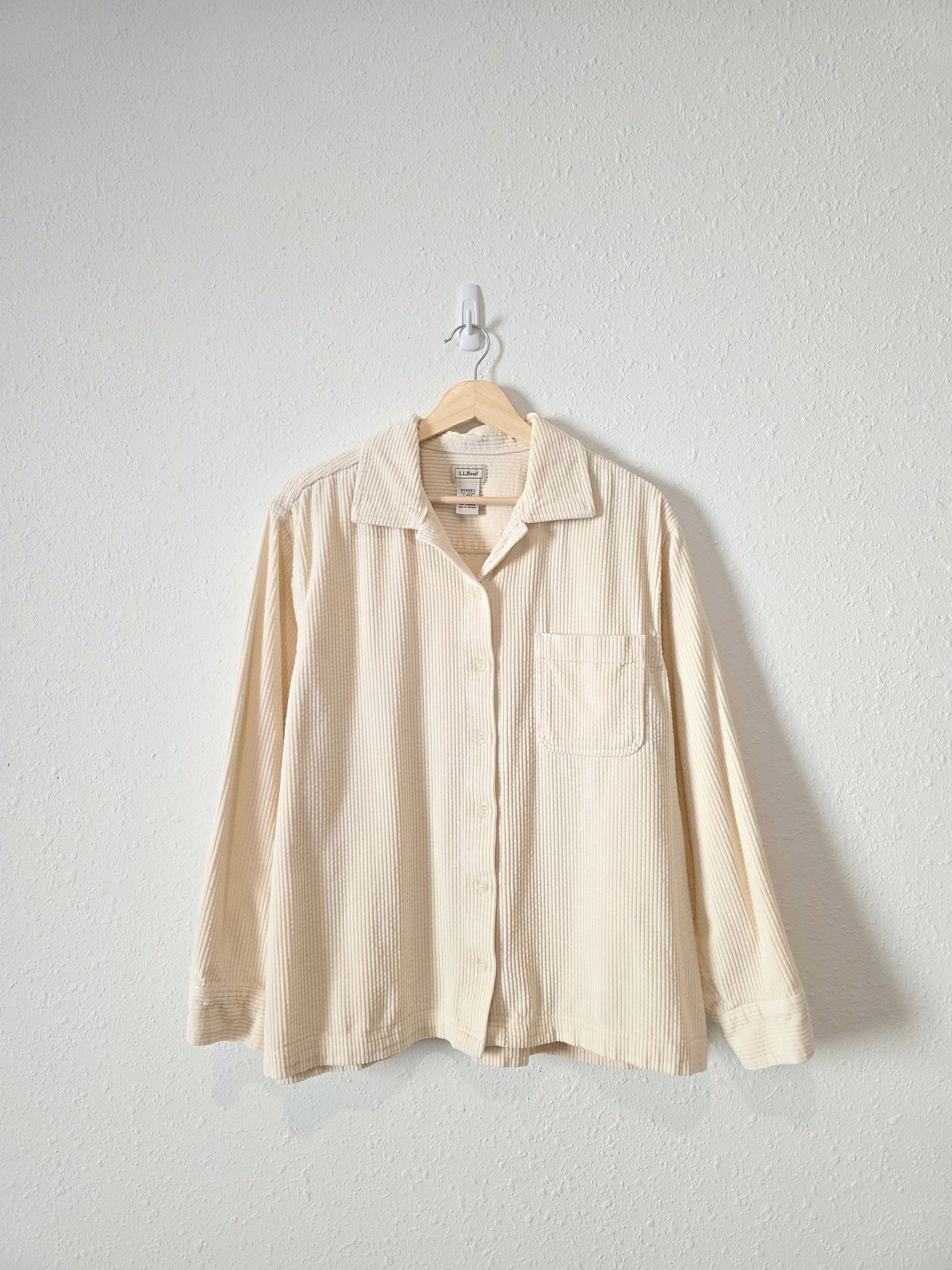 Vintage LL Bean Corduroy Button Up (L)