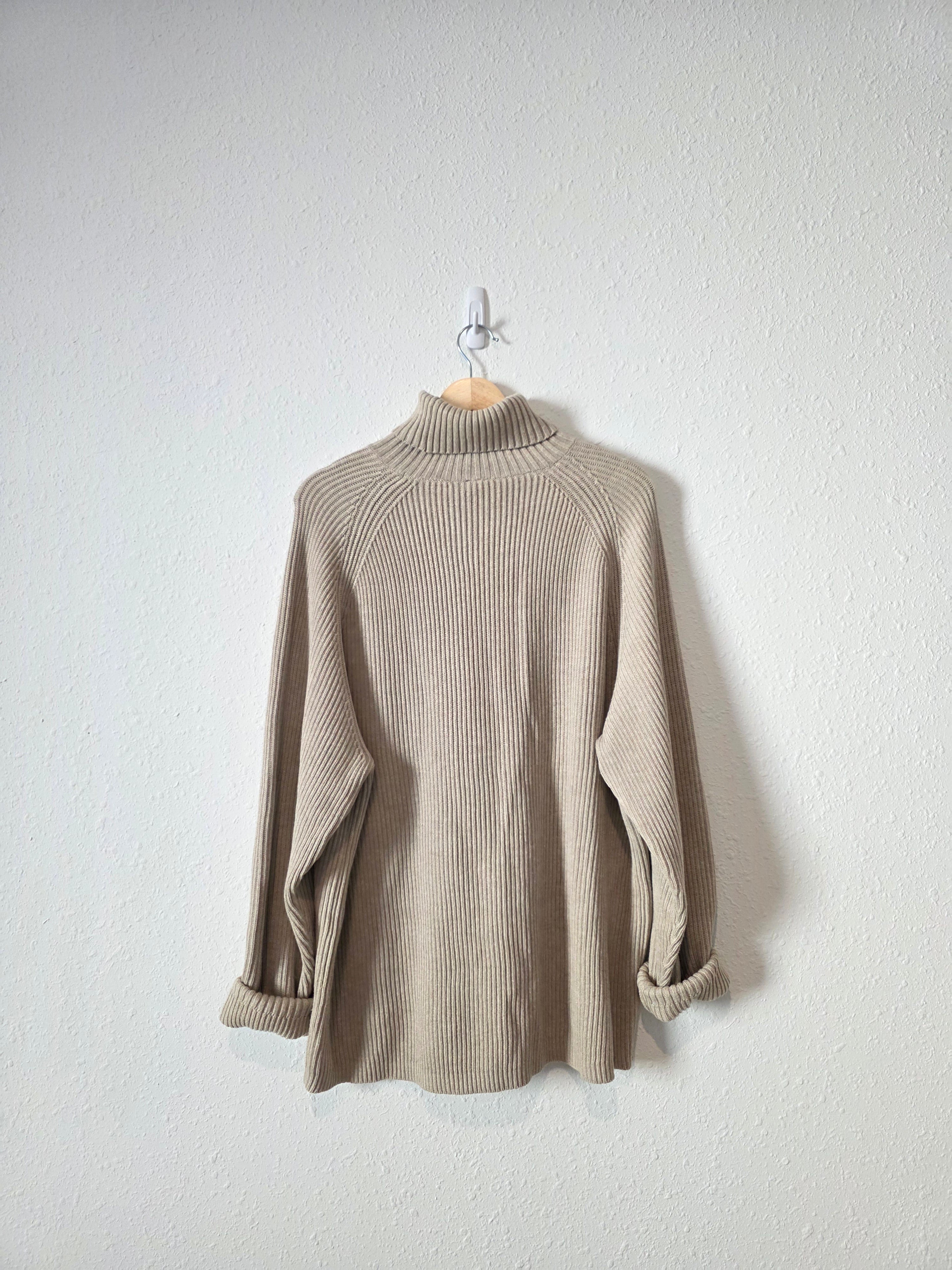 Vintage Gap Ribbed Turtleneck Sweater (XL)