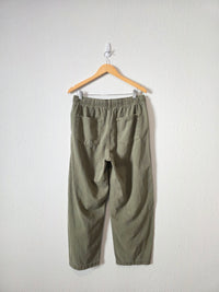 Gap Olive Easy Barrel Jeans (M)