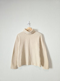 Vintage J.Crew Cotton Turtleneck Sweater (M)