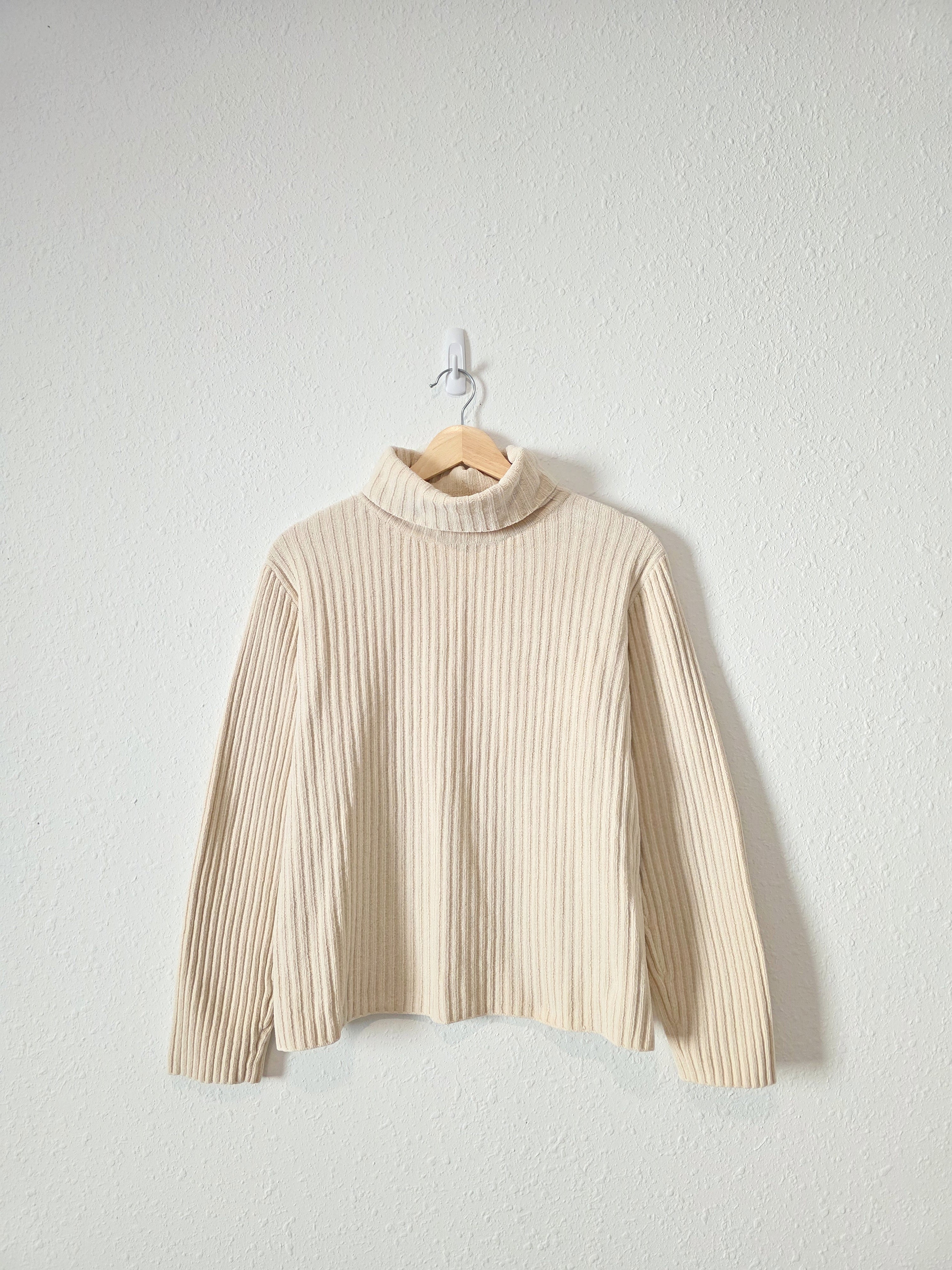 Vintage J.Crew Cotton Turtleneck Sweater (M)