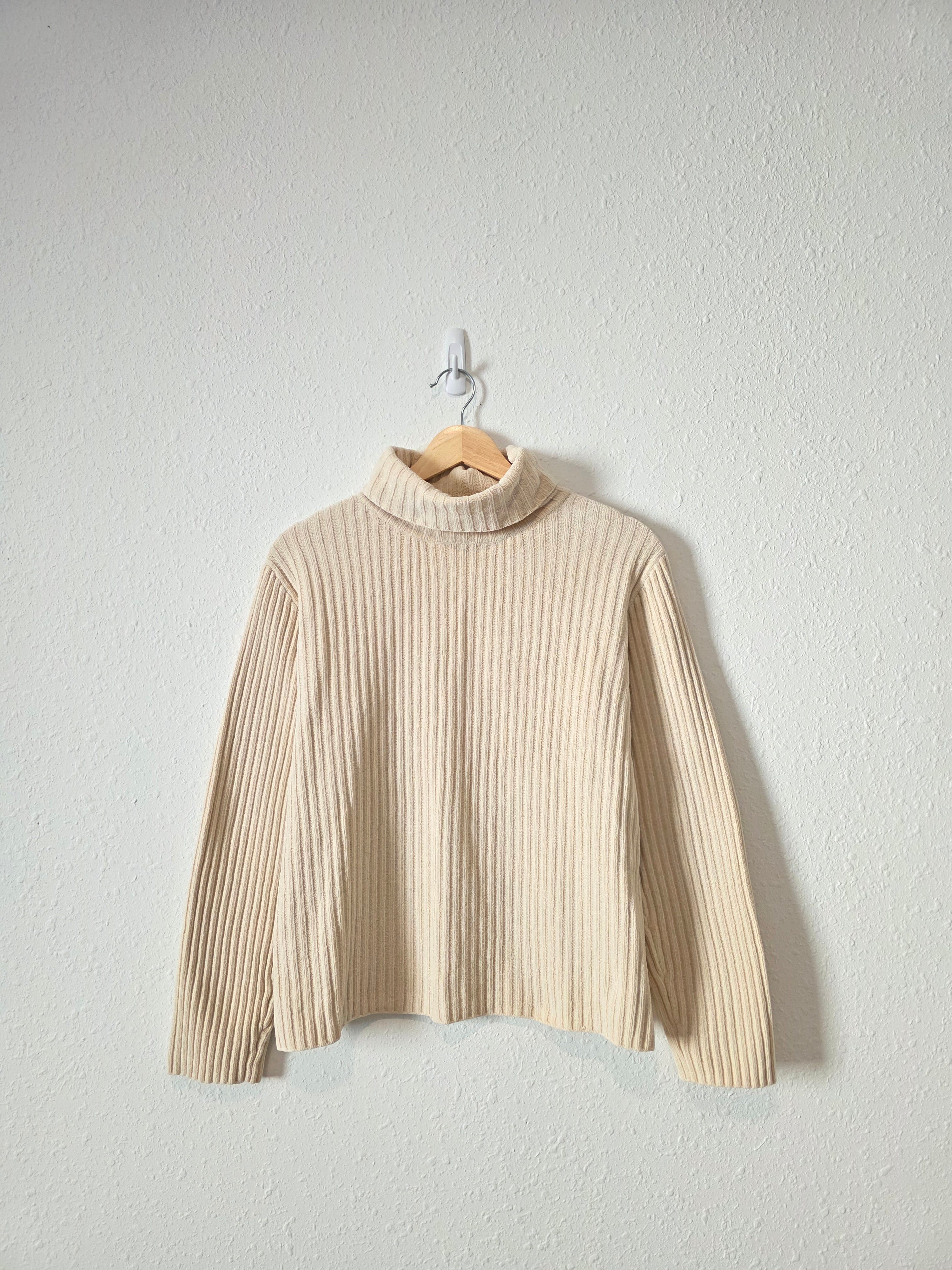 Vintage J.Crew Cotton Turtleneck Sweater (M)