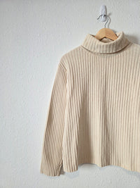 Vintage J.Crew Cotton Turtleneck Sweater (M)