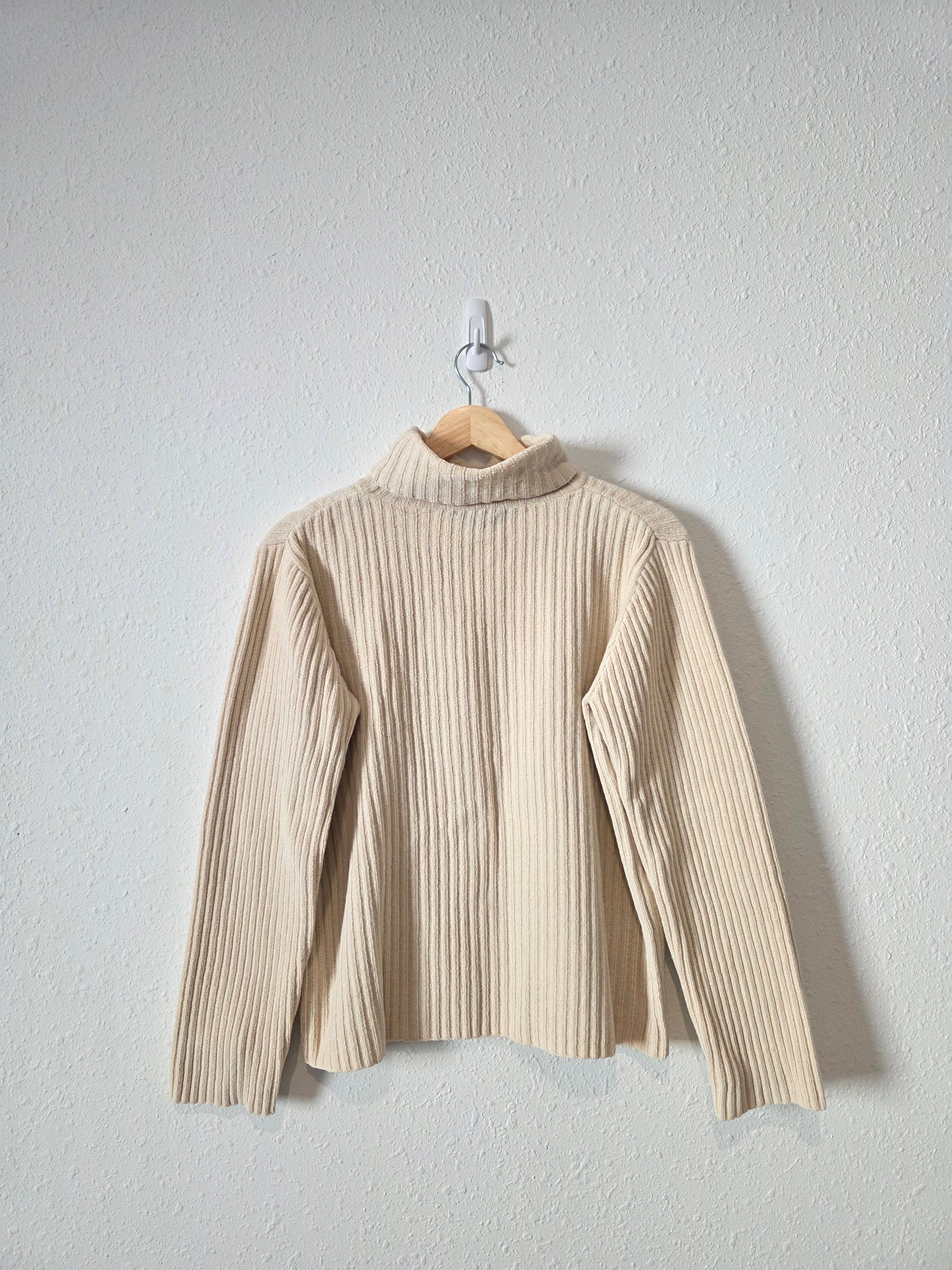 Vintage J.Crew Cotton Turtleneck Sweater (M)