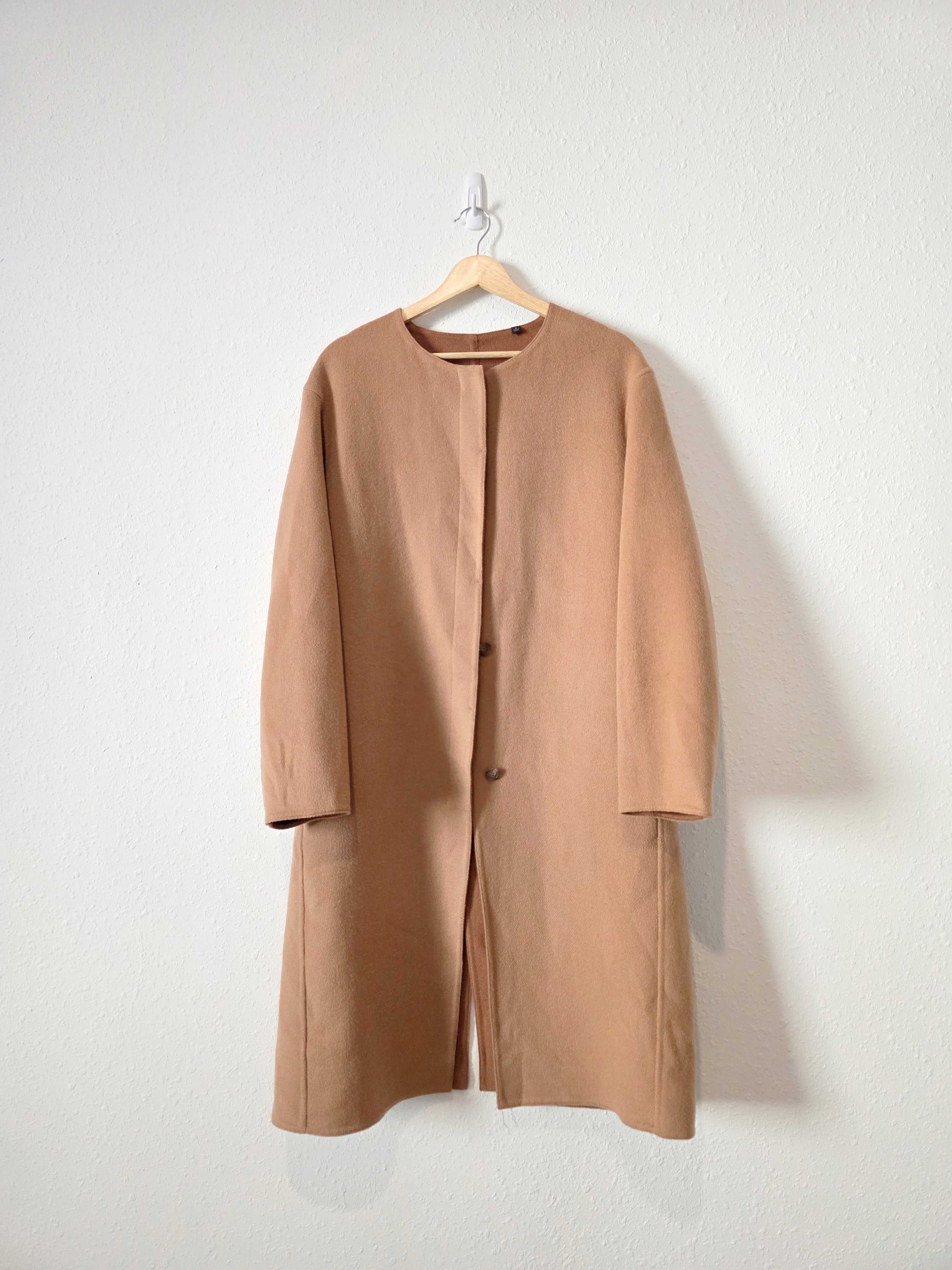 Uniqlo Long Wool Blend Coat (M)