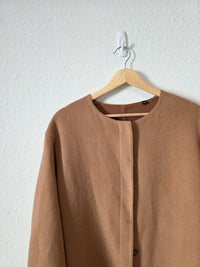 Uniqlo Long Wool Blend Coat (M)