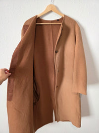 Uniqlo Long Wool Blend Coat (M)