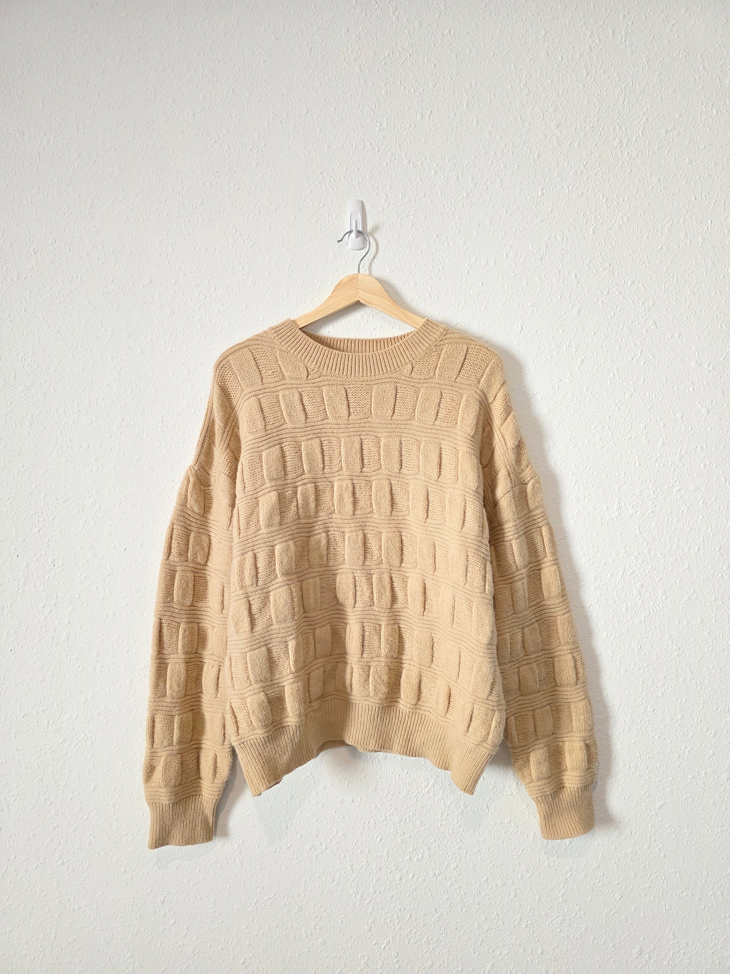 &Merci Chunky Textured Sweater (L)