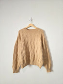 &Merci Chunky Textured Sweater (L)
