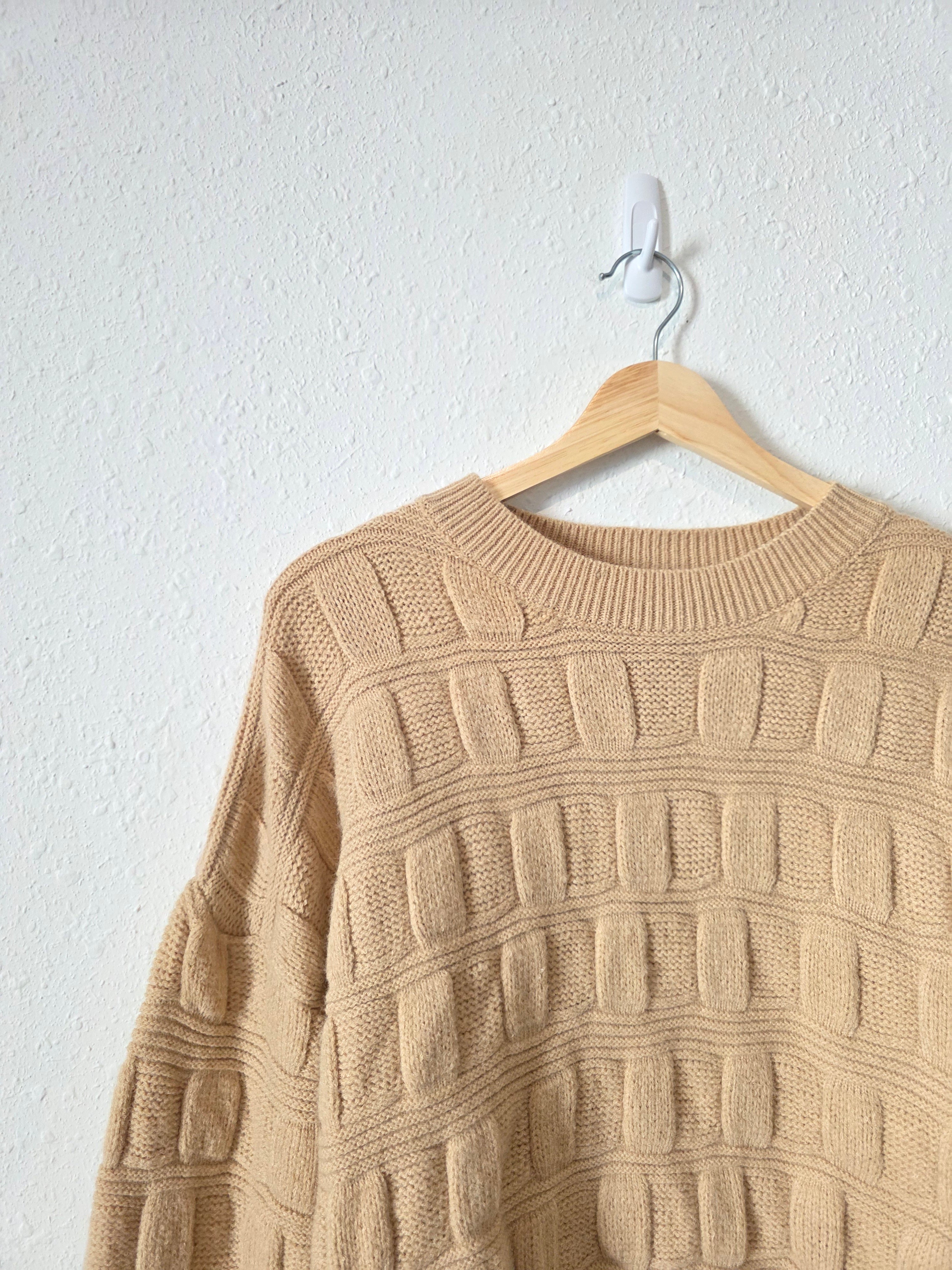 &Merci Chunky Textured Sweater (L)