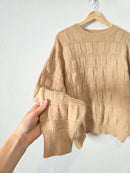 &Merci Chunky Textured Sweater (L)