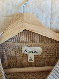 &Merci Chunky Textured Sweater (L)