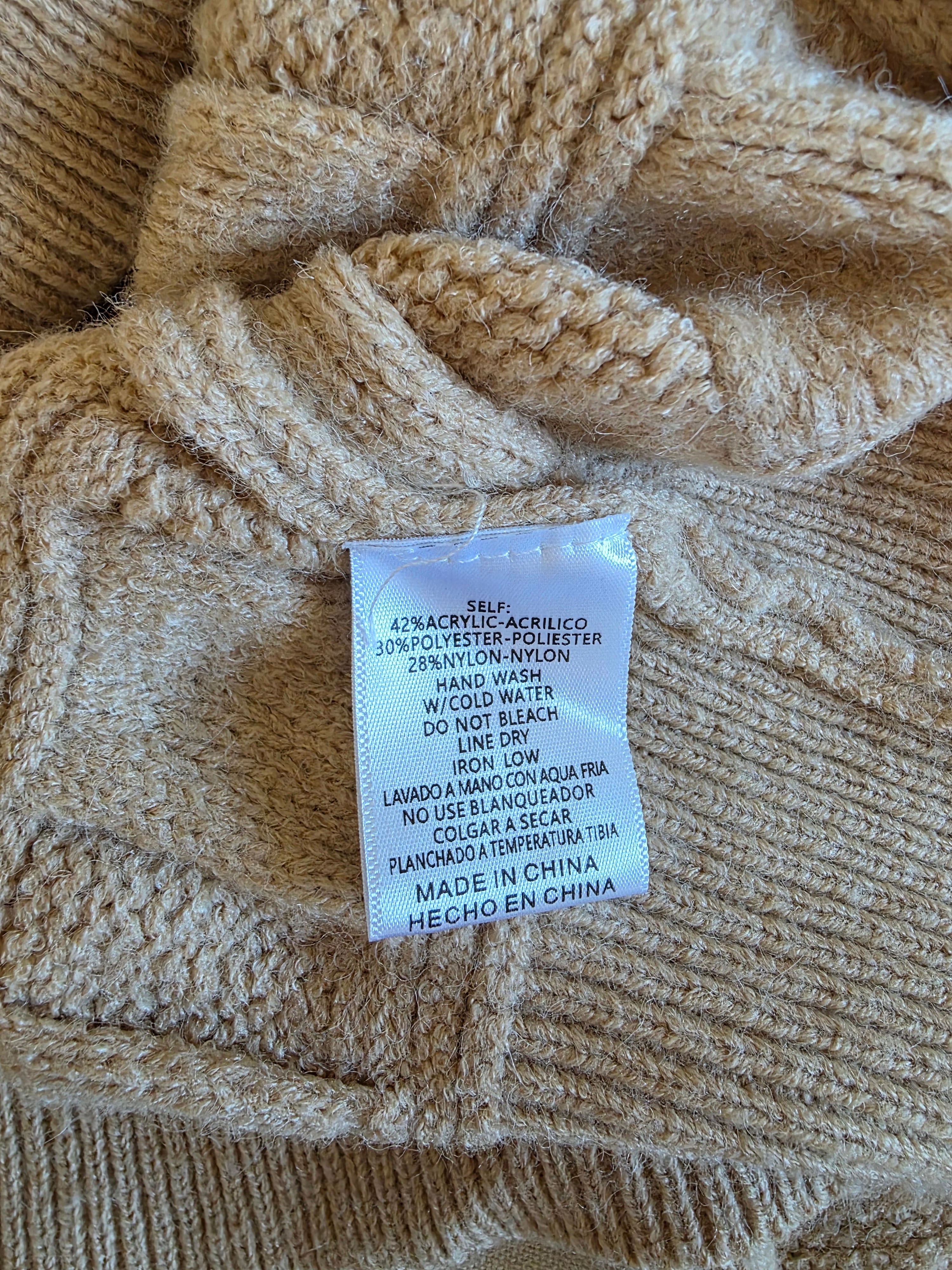 &Merci Chunky Textured Sweater (L)