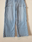 Light Wash Baggy Wide Leg Jeans (6 short)