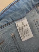 Light Wash Baggy Wide Leg Jeans (6 short)