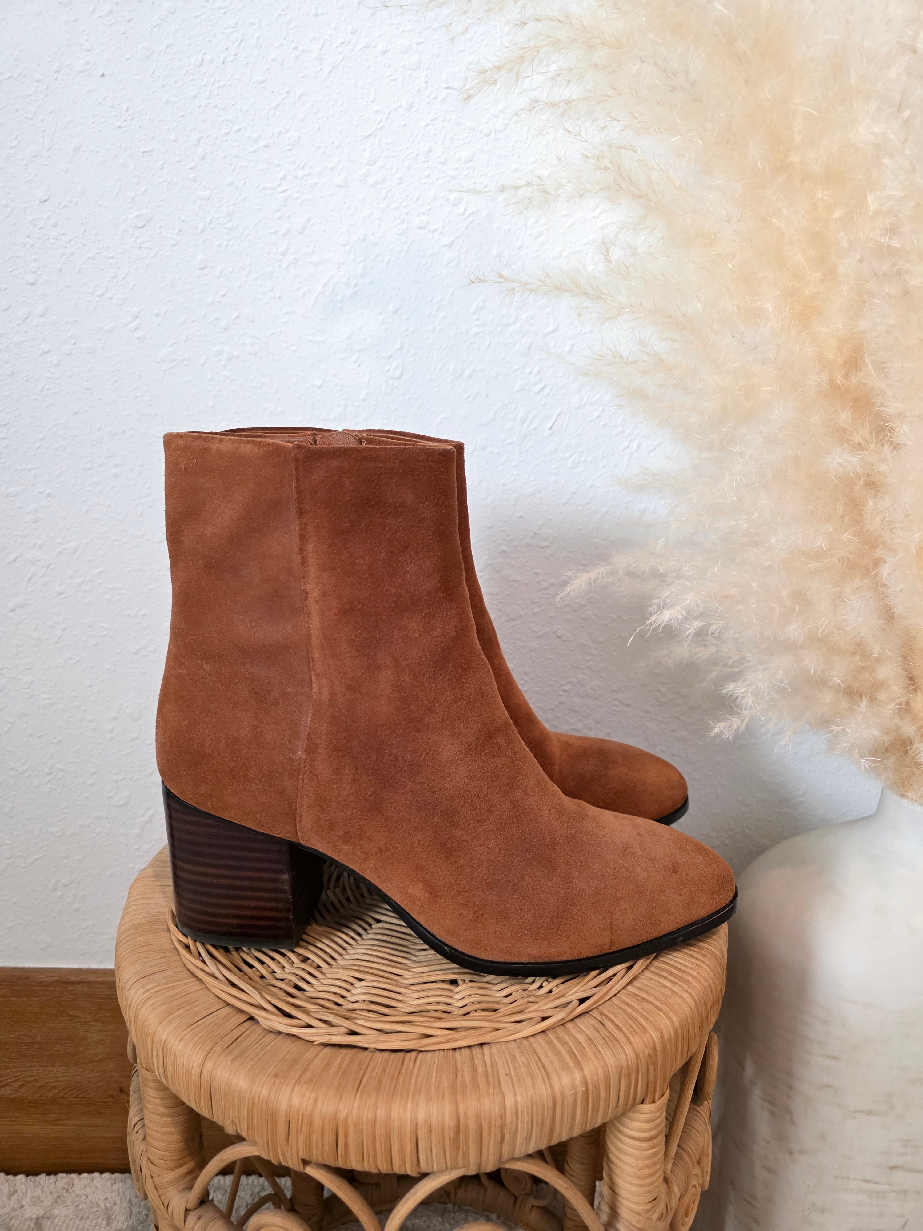 J.Crew Leather Suede Boots (9.5)