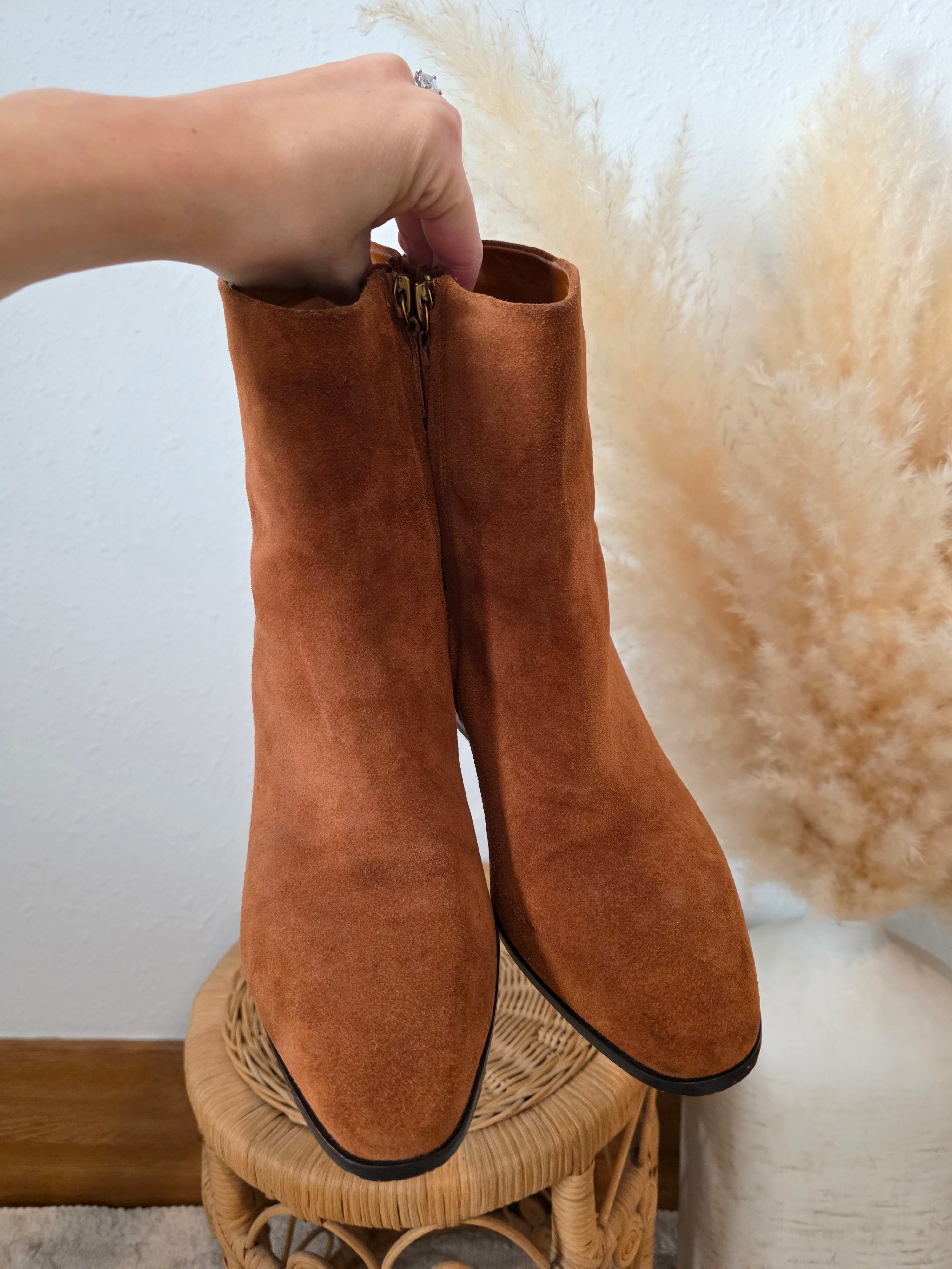 J.Crew Leather Suede Boots (9.5)