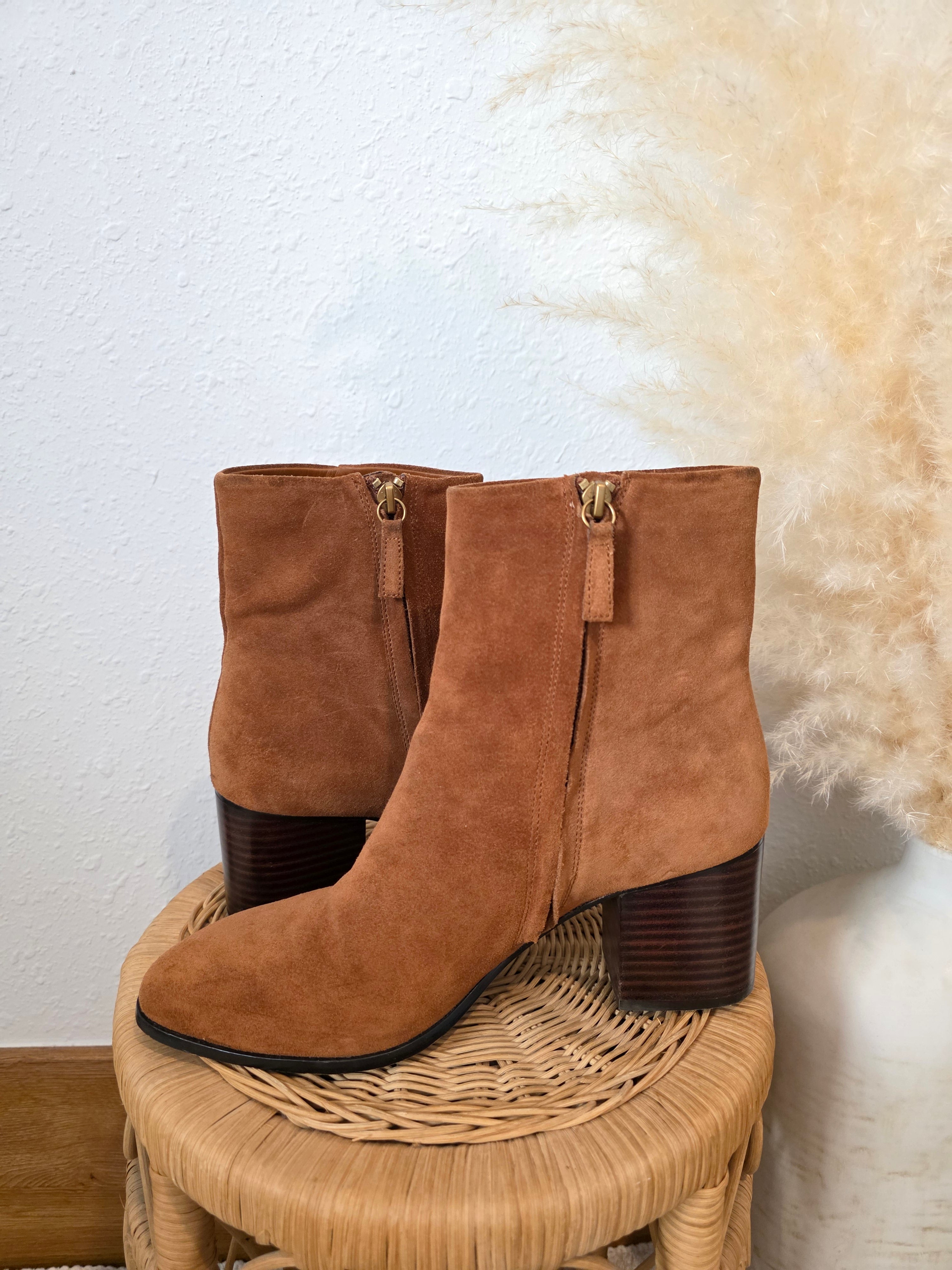 J.Crew Leather Suede Boots (9.5)