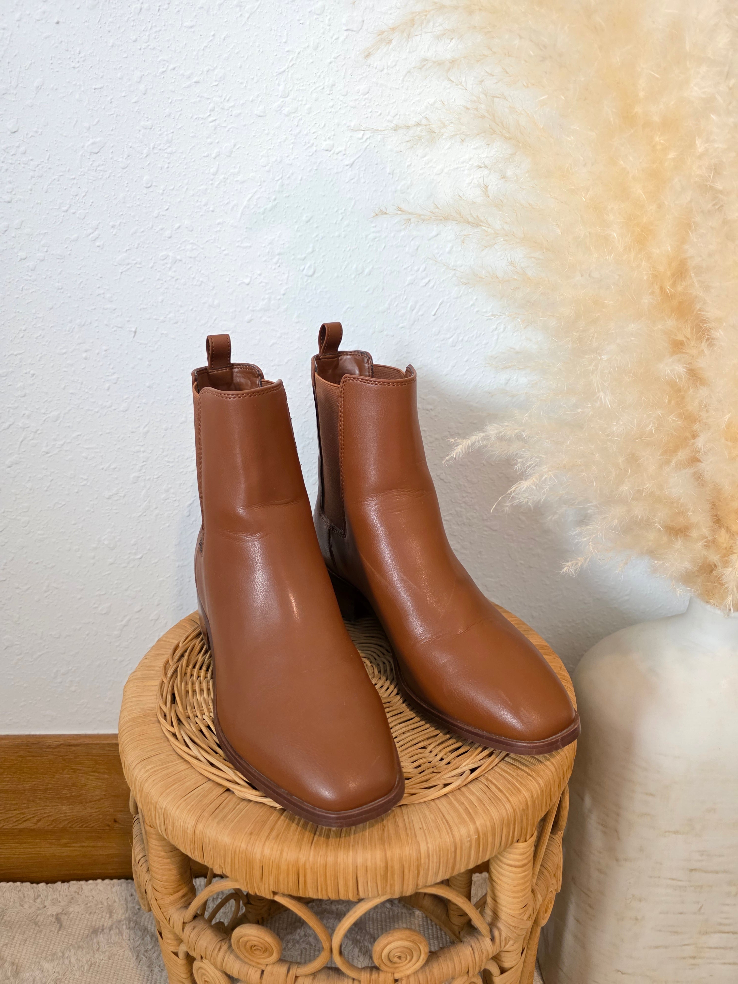 J.Crew Brown Chelsea Boots (8)