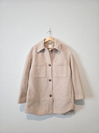 Oversized Button Up Shirt Jacket (S)