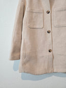 Oversized Button Up Shirt Jacket (S)