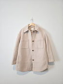 Oversized Button Up Shirt Jacket (S)