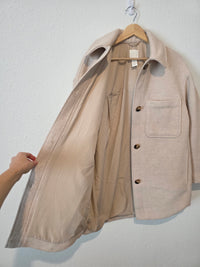Oversized Button Up Shirt Jacket (S)