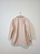 Oversized Button Up Shirt Jacket (S)