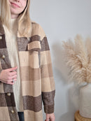 Polagram Checkered Shirt Jacket (S)